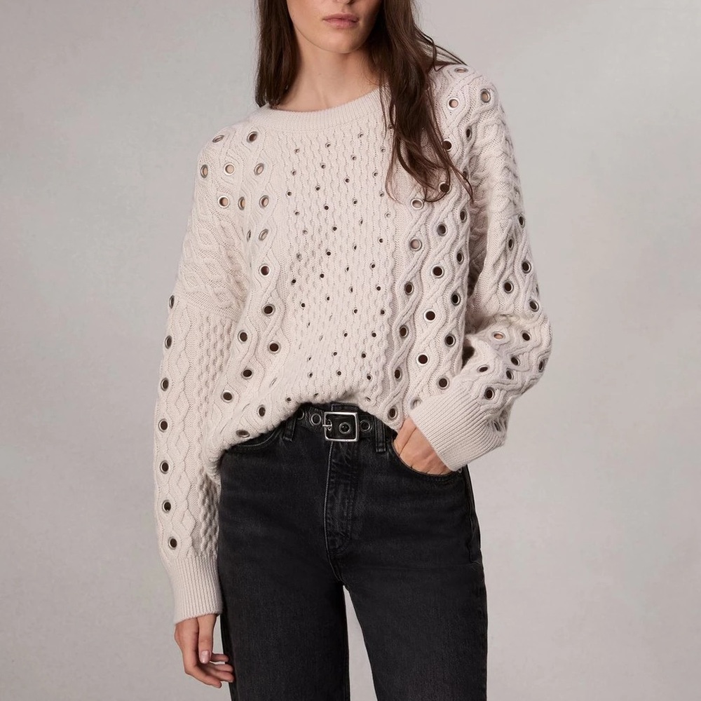 Rag & Bone Kat Cable Knit Sweater